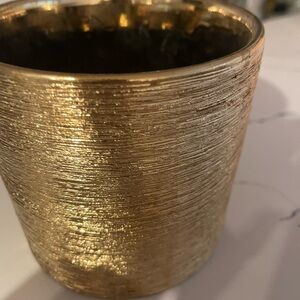 Gold Textured Vase